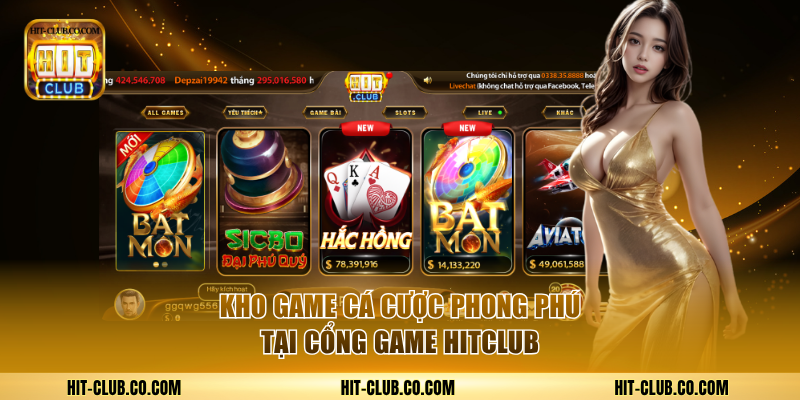 Kho game cá cược phong phú được săn đón tại cổng game